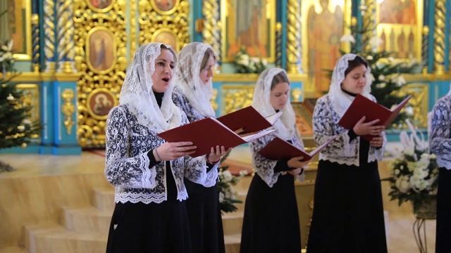 В Казанском монастыре состоялся Рождественский концерт хора «Мироносицы». Рязань, 2025 г.