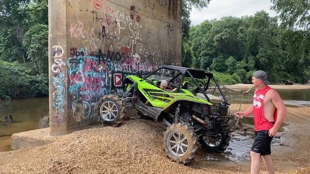 Fourwheelers or Boats? We took the Honda’s,CanAm’s and Polaris’s to the creek to go deep!