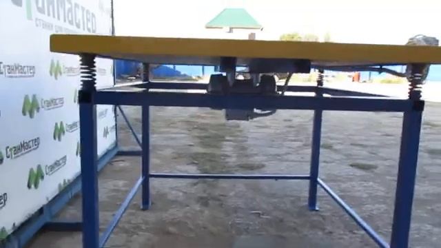 Вибростол для производства тротуарной плитки
