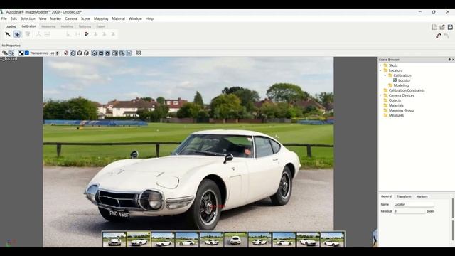 Image Modeling a 1967 Toyota 2000 GT - Episode 2 Explaining How to Place Locators