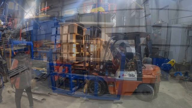 г.Кустанай. Бетонный завод РБК-56 и вибропресс Рифей-Буран-2
