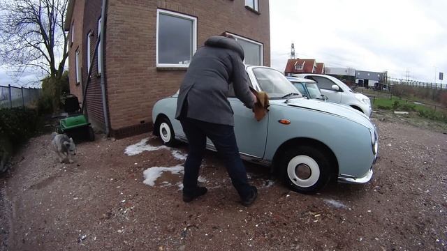 #13 Washing my Nissan Figaro