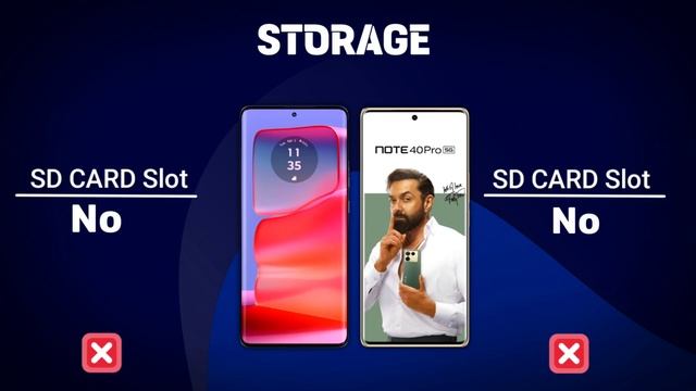 infinix note 40 pro vs Moto edge 50 pro