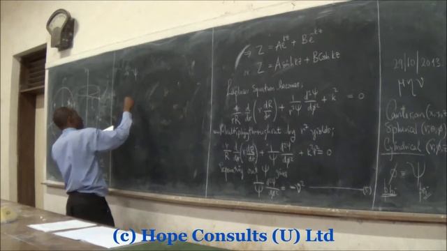 Electromagnetism - Laplace's Equation in Cylindrical Coordinates