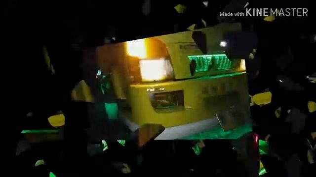 NEW FALCATA YELLOW CONCEPT STANDAR MODIFICATION NIGHT MODE ON,,CANTER 2010
