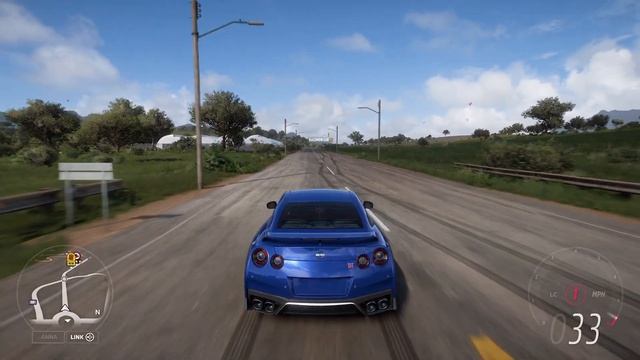 Forza horizon 5 - Nissan GTR R35 in Bayside Blue (R34 color)