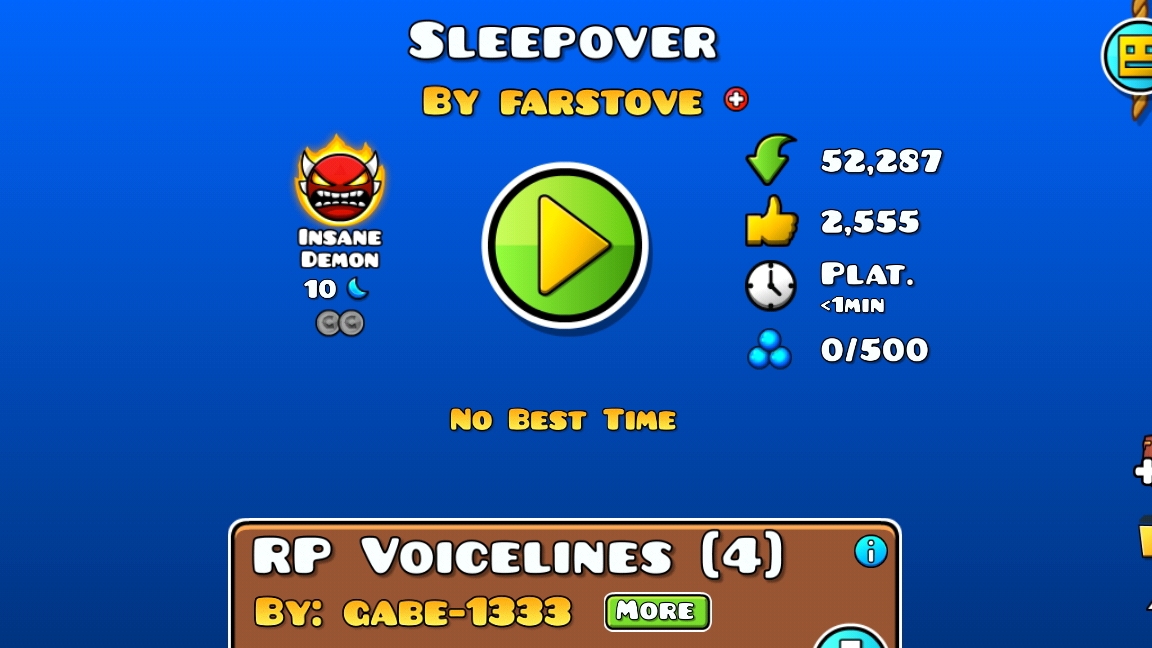 играем в GD наткнулся на очень прикольный и страшный уровень по теме HORROR GD