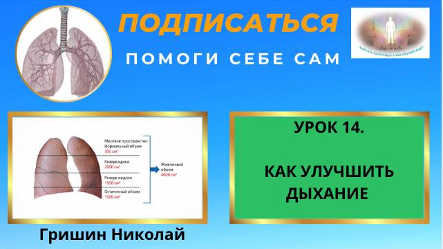 УРОК 14. КАК САМОСТОЯТЕЛЬНО В ДОМАШНИХ УСЛОВИЯХ УЛУЧШИТЬ ДЫХАНИЕ. ДИАФРАГМА. Часть 1.