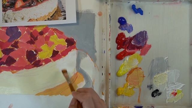 Kimberley Bevan Art Classes: Acrylic Cake Tutorial