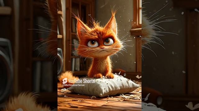 котик рыжий