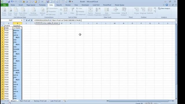 Excel - VLOOKUP to 3 Sheets - Episode 1861