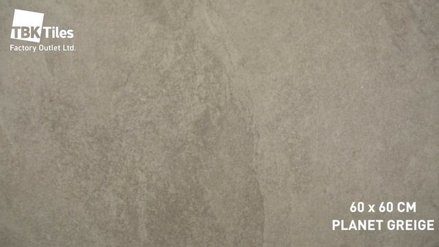 PLANET GREIGE GREY STONE EFFECT PORCELAIN 60x60cm TILE