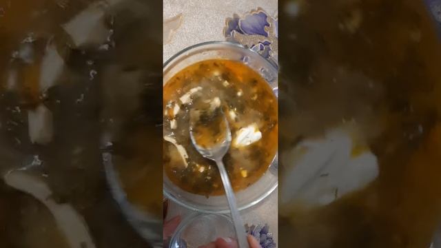 Зелёный борщ со щавелем. рецепт на канале.