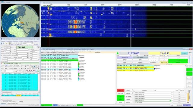 Работаем в JTDX-FT8(01.11.2020) на 15м и 10м вечером