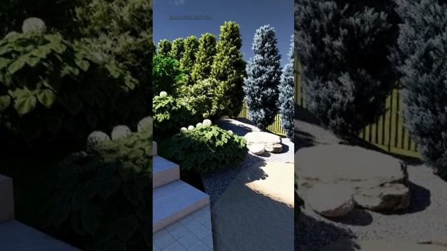 3д 3D ландшафтный дизайн alesyadesign