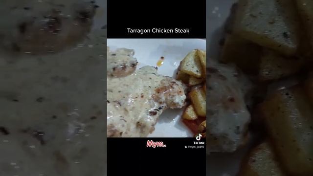 Tarragon Chicken steak #tarragonsteak #food #vlog #youtubeshorts #foodlover #foodblogger