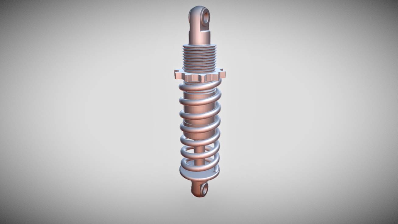 COIL SPRING || DAMPER в 3D от VR DESIGNER