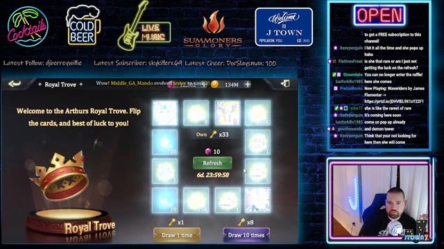 Summoner's Glory Account Takeover  - FlatlinexFreak       Promo Code: JTOWN7