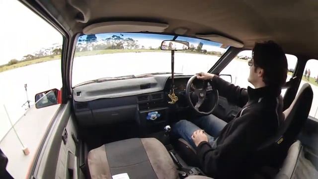 Gus in AE82 doing Motorkhana onboard