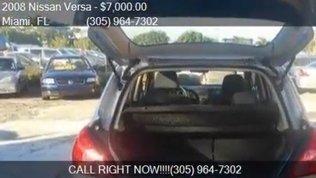 2008 Nissan Versa 1.8 SL 4dr Hatchback CVT for sale in Miami