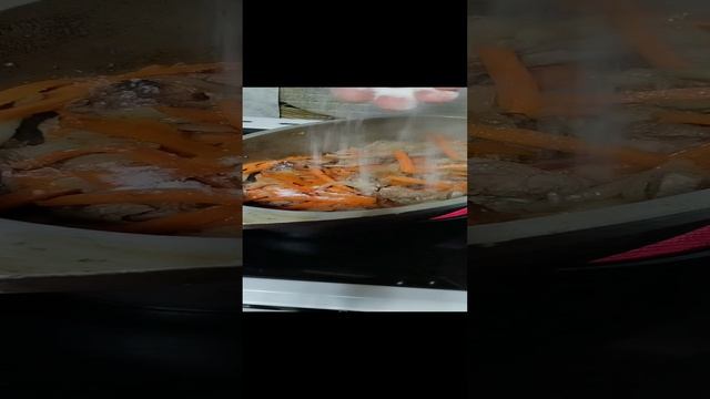 плов#плов#готовимдома#пловнаужин#свинина#пловвказане