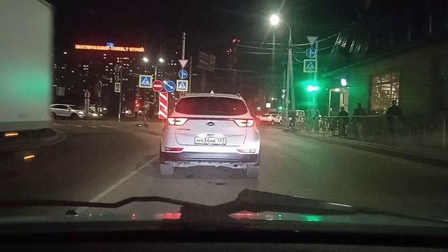 дорога ехать вечером