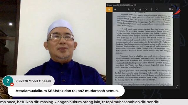 MUDARASAH KITAB MUKHTASAR MINHAJ AL QASIDIN 6 MEI 2022 (SIRI 347)