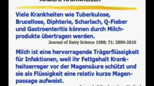 Молоко. Milk (2007) Лекция Вальтера Вайса о вреде молока