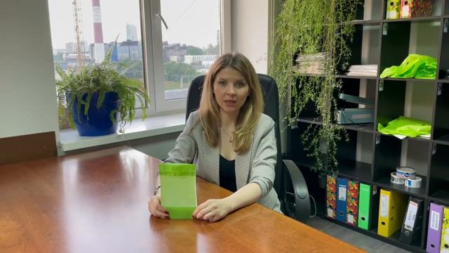 104137 Крафт пакет Дой-Пак 120*185(+30)мм зеленый с окном