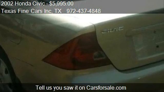 2002 Honda Civic EX - for sale in RICHARDSON, TX 75080