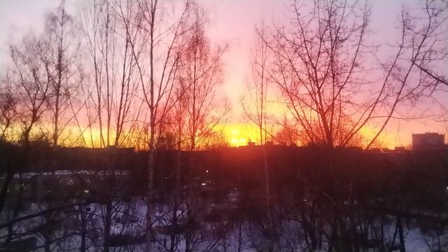 Розово -жёлтое утро чудесное😍