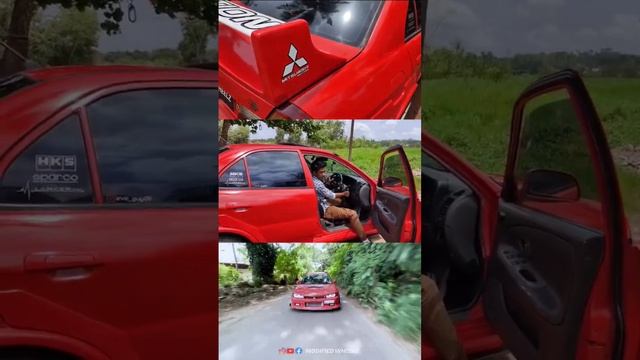 lancerTurbocharged⚡full video link in pinned comment #shorts #modified #lancer #mitsubishi #trendin