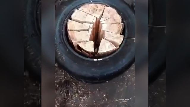Приспособление для колки дров.