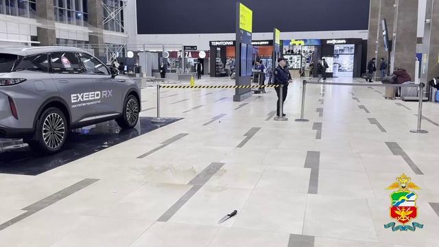 Сотрудники транспортной полиции задержали подозреваемого в нападении на мужчину в аэропорту Краснояр