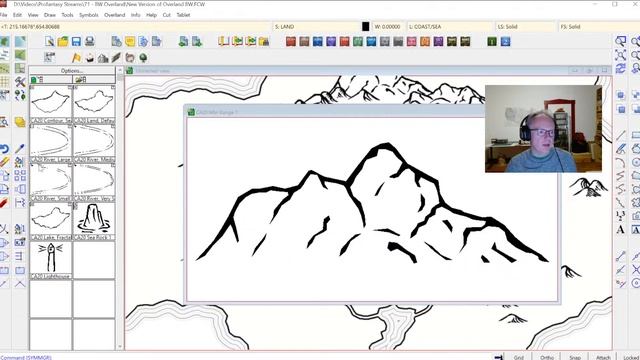 Live Mapping: Black & White Overland Map