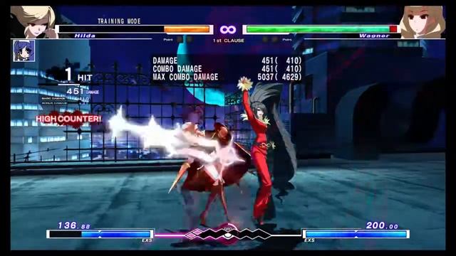 UNDER NIGHT IN-BIRTH Exe:Late[st] Hilda side switch