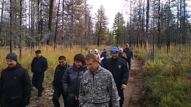 Президент ФЛГР Елена Вяльбе на станции Тайга г.Кызыл РТ. 05.09.2018г.