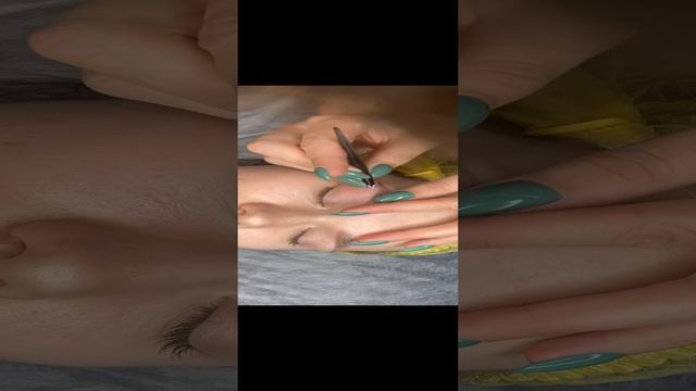 А вот такие брови были ДО, был старый татуаж