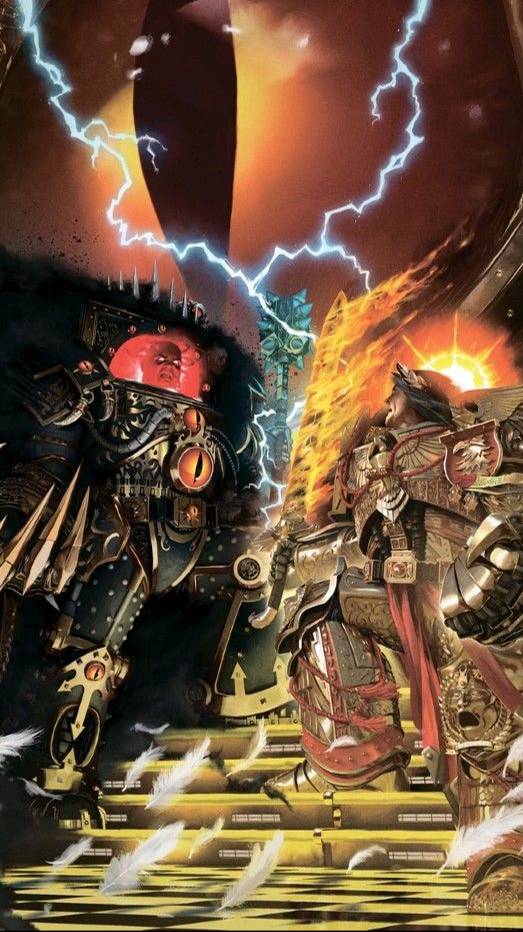 Император и Хорус (Suno AI) Warhammer 40k