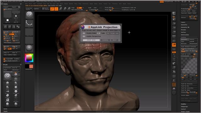 Знакомство с Zbrush   Урок 5  Polypaint и текстуры 720p