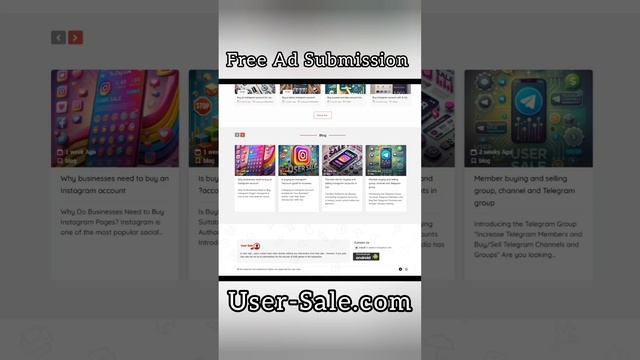 User Sale: Online Marketplace for Buying and Selling