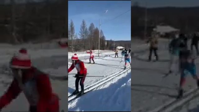 07 01 2025г ст Тайга РТ  Рождественские гонки Общий старт Классический стиль