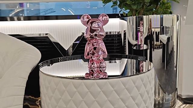 Медвежонок с сердечком розовый