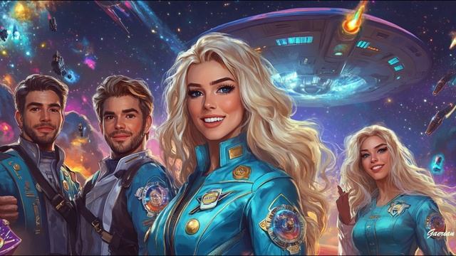 SPACE TRAVELERS OF THE BLUE FLEET