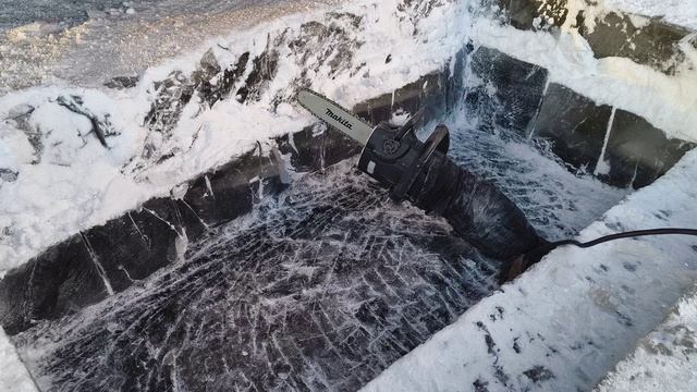 Выморозка: продолжаю выбивать теплоход СК-2014.