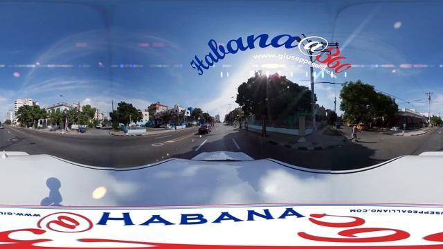 Habana Cuba: camera car Calle L, Av. 23, Av. de los Presidentes, Monumento José Miguel Gómez