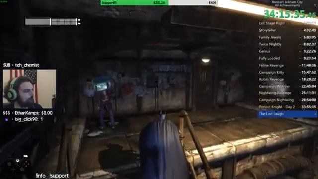 batman arkham city harley revenge speedrun 36:56