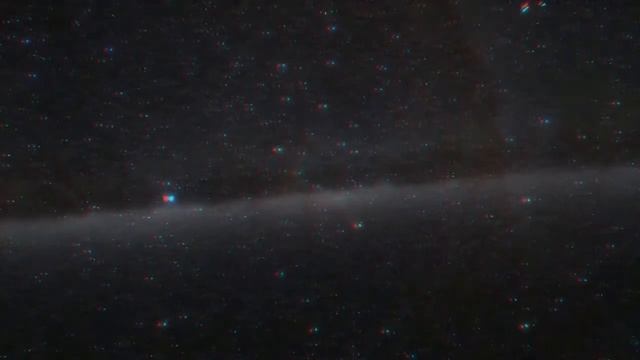 3D Anaglyph Video der Cosmos Blicke in die Unendlichkeit Film Deep Space