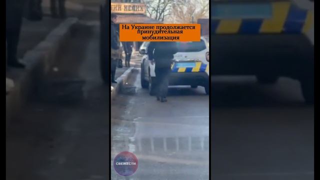 На Украине продолжается принудительная мобилизация