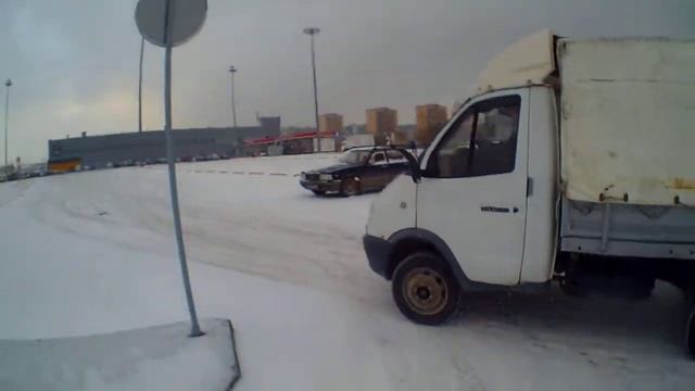 газель на стоке боком дрифт